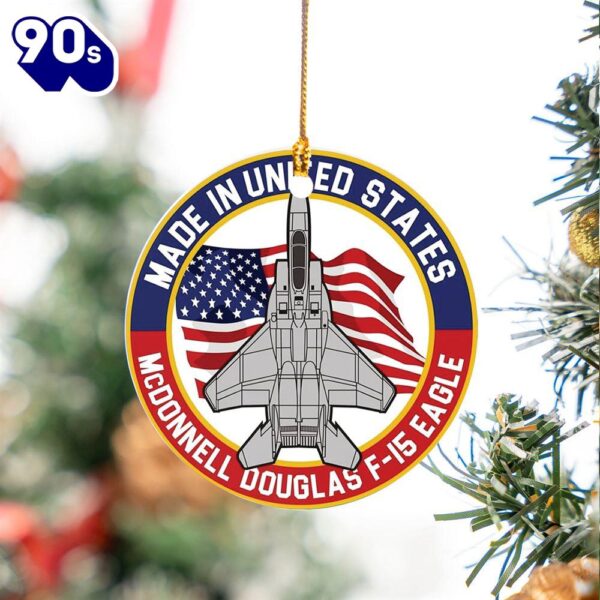 US Air Force McDonnell Douglas F-15 Eagle Ceramic Ornament