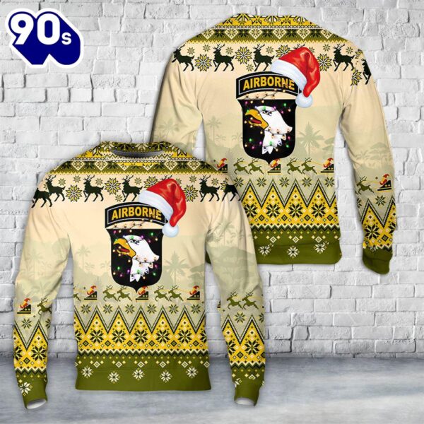 US Army 101st Airborne Division Christmas Sweater