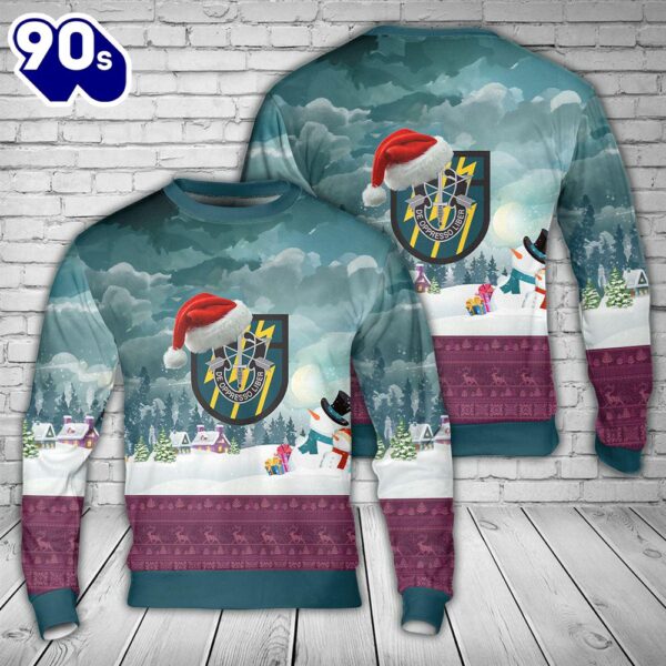 US Army 12th Special Forces Group (12th SFG) Christmas Sweater