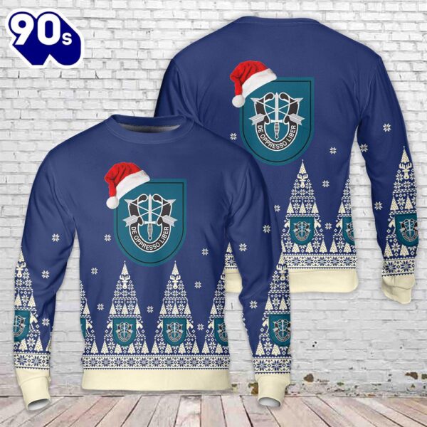 US Army 19th Special Forces Group (19th SFG) Christmas Sweater