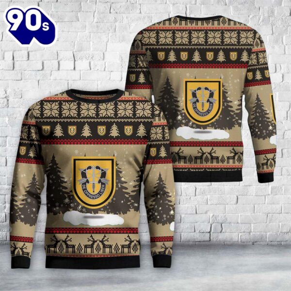 US Army 1st Special Forces Group (1st SFG) Christmas Sweater