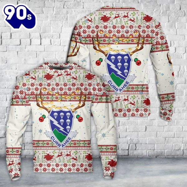 US Army 506th Parachute Airborne Infantry Regiment Christmas Sweater