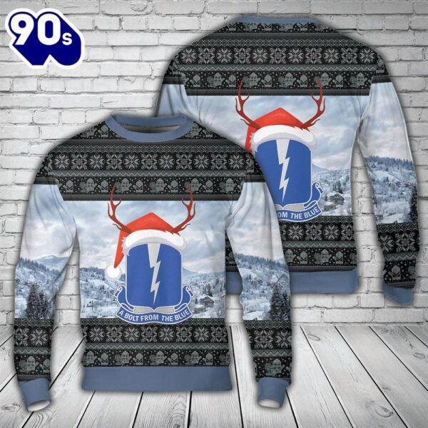 US Army 550th Parachute Airborne Infantry Regiment Christmas Sweater