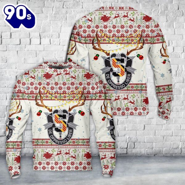 US Army 5th Special Forces Group (5th SFG) Christmas Sweater