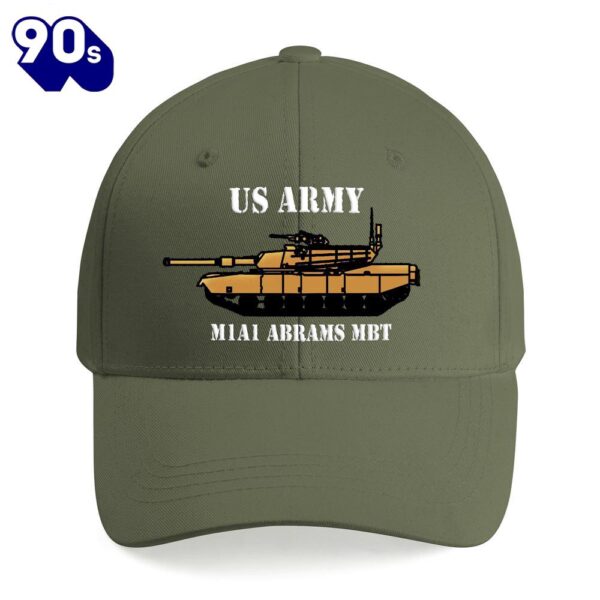 Us Army M1a1 Abrams Tank Embroidered Cap