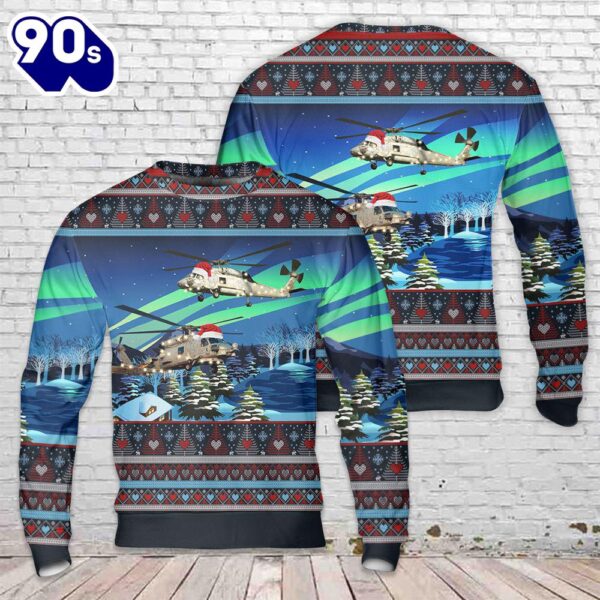 US Navy MH-60 Seahawk Christmas Sweater