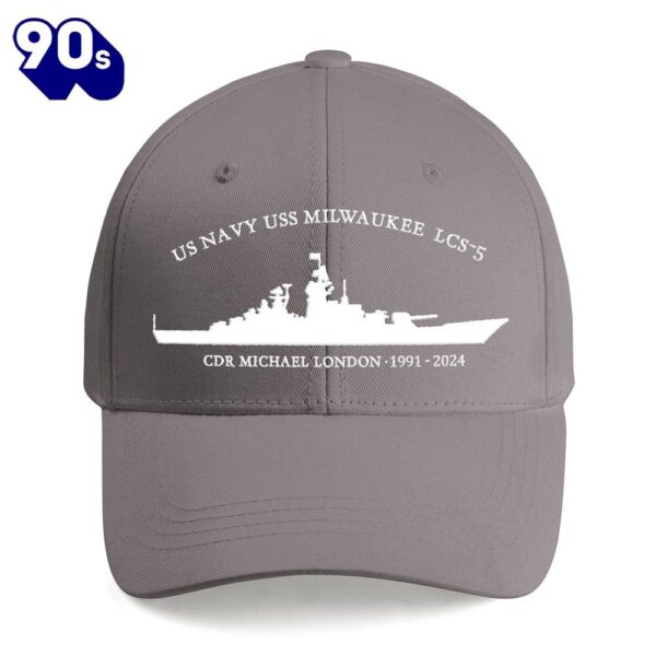 Us Navy Uss Milwaukee Embroidered Cap