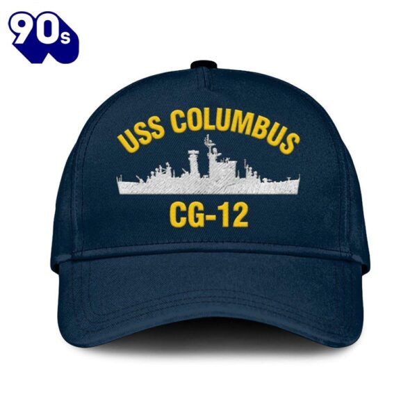 Us Navy Veteran Uss Columbus Cg-12 Classic Embroidered Cap