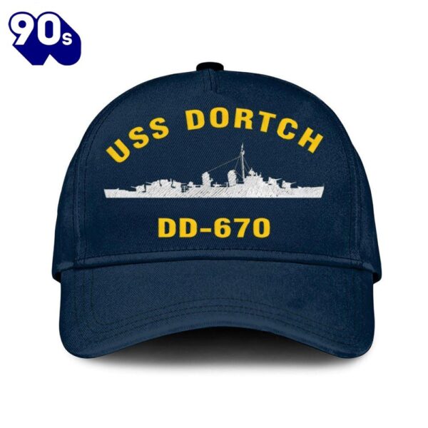 Us Navy Veteran Uss Dortch Dd-670 Classic Embroidered Cap