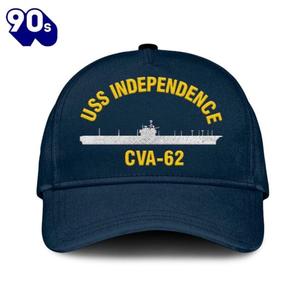 Us Navy Veteran Uss Independence Classic Embroidered Cap