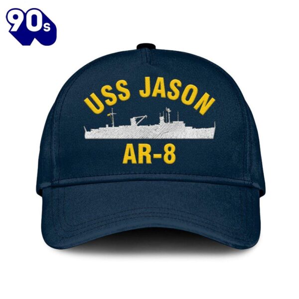 Us Navy Veteran Uss Jason Ar-8 Classic Embroidered Cap