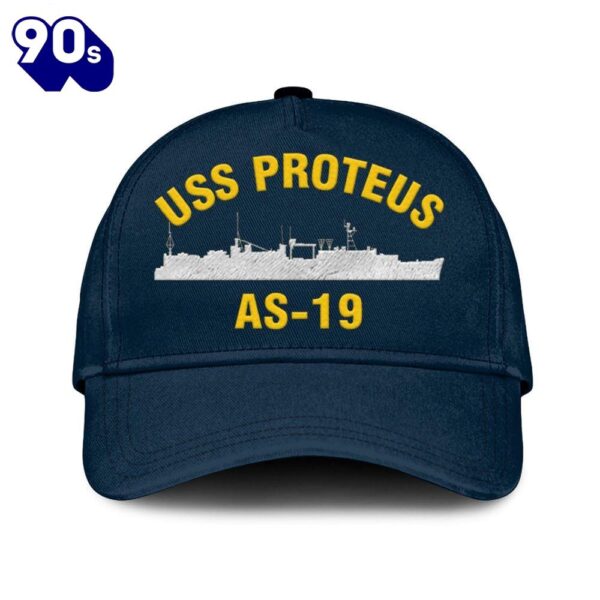 Us Navy Veteran Uss Proteus As-19 Classic Embroidered Cap