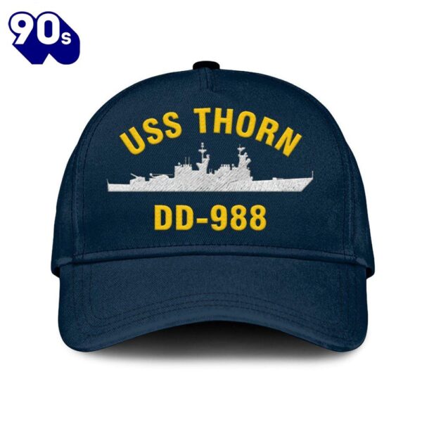 Us Navy Veteran Uss Thorn Dd 988_mu Classic Embroidered Cap