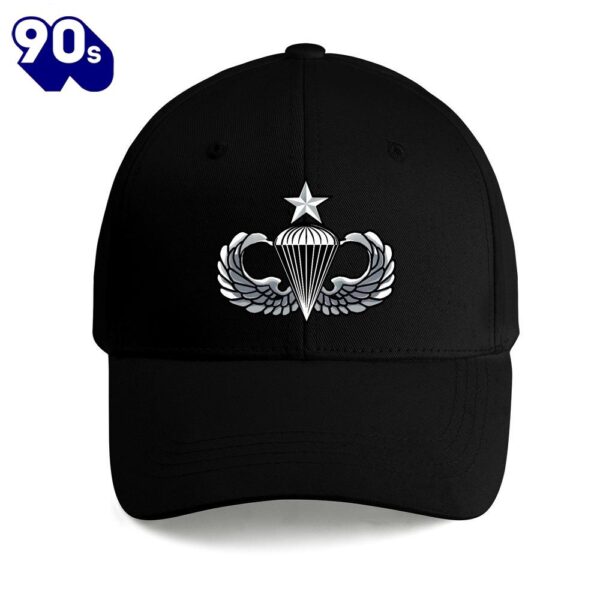 Us Senior Jump Wings Embroidered Cap