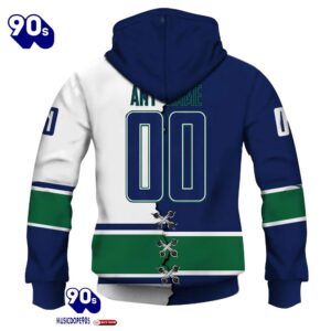 Vancouver Canucks Personalized NHL Mix Jersey Hoodie Set