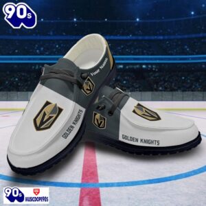 Vegas Golden Knights NHL Hey Dude Shoes Custom Name Perfect Gift