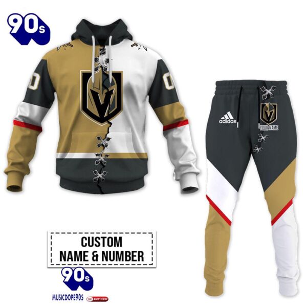 Vegas Golden Knights Personalized NHL Mix Jersey Hoodie Set