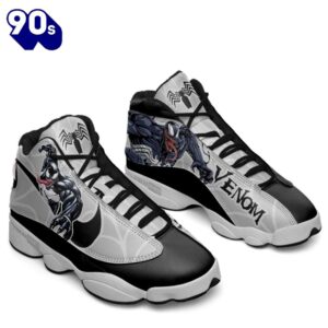 Venom Air Jordan 13 Sneakers Super Heroes Custom Shoes