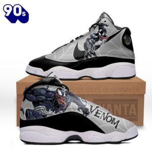 Venom Air Jordan 13 Sneakers Super Heroes Custom Shoes