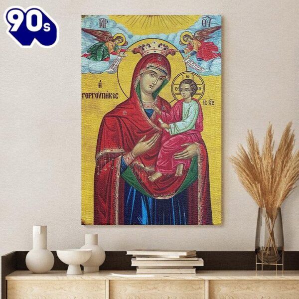 Virgin Mary And Jesus Virgin Mary Canvas Wall Art