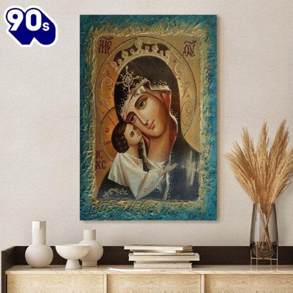 Virgin Mary Jesus Wall Art Canvas
