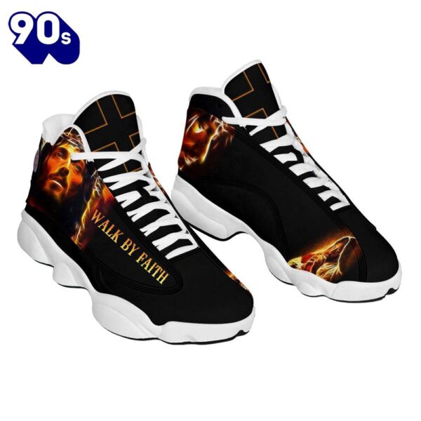 Walk By Faith Portrait Of Jesus Customized Jesus Jd13 Shoes For Man And Women  Gift Christmas