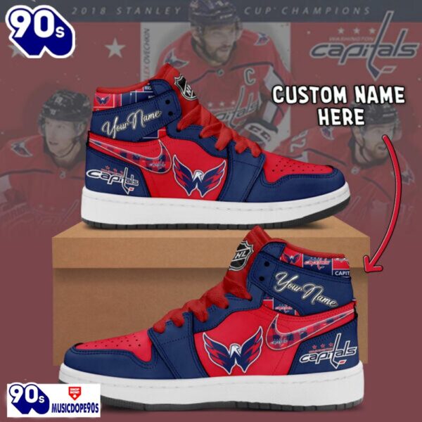 Washington Capitals Air Jordan 1 Shoes