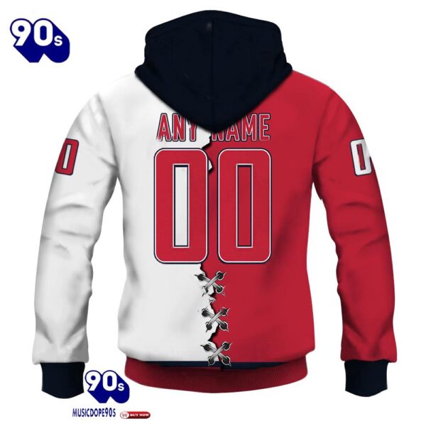 Washington Capitals Personalized NHL Mix Jersey Hoodie Set