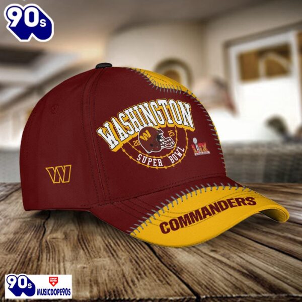 Washington Commanders 2025 Super Bowl LIX Champions Cap