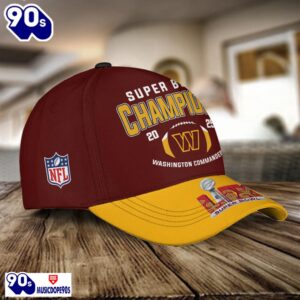 Washington Commanders 2025 Super Bowl LIX Champions Classic Cap