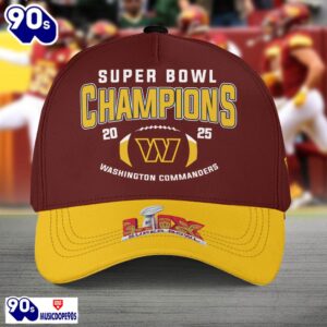 Washington Commanders 2025 Super Bowl LIX Champions Classic Cap