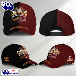 Washington Commanders 2025 Super Bowl LIX Champions Hat