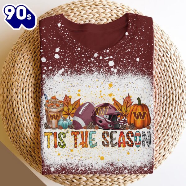 Washington Commanders 3D Shirts, Tis The Season Shirts, Sport Shirts For Fan Gift Sport