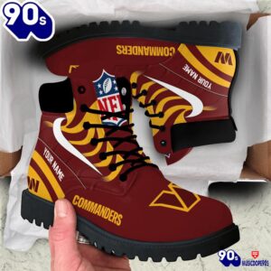 Washington Commanders Custom Boots Shoes Idea Gift For Fan