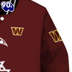 Washington Commanders Tribal Art Burgundy White Black Jacket