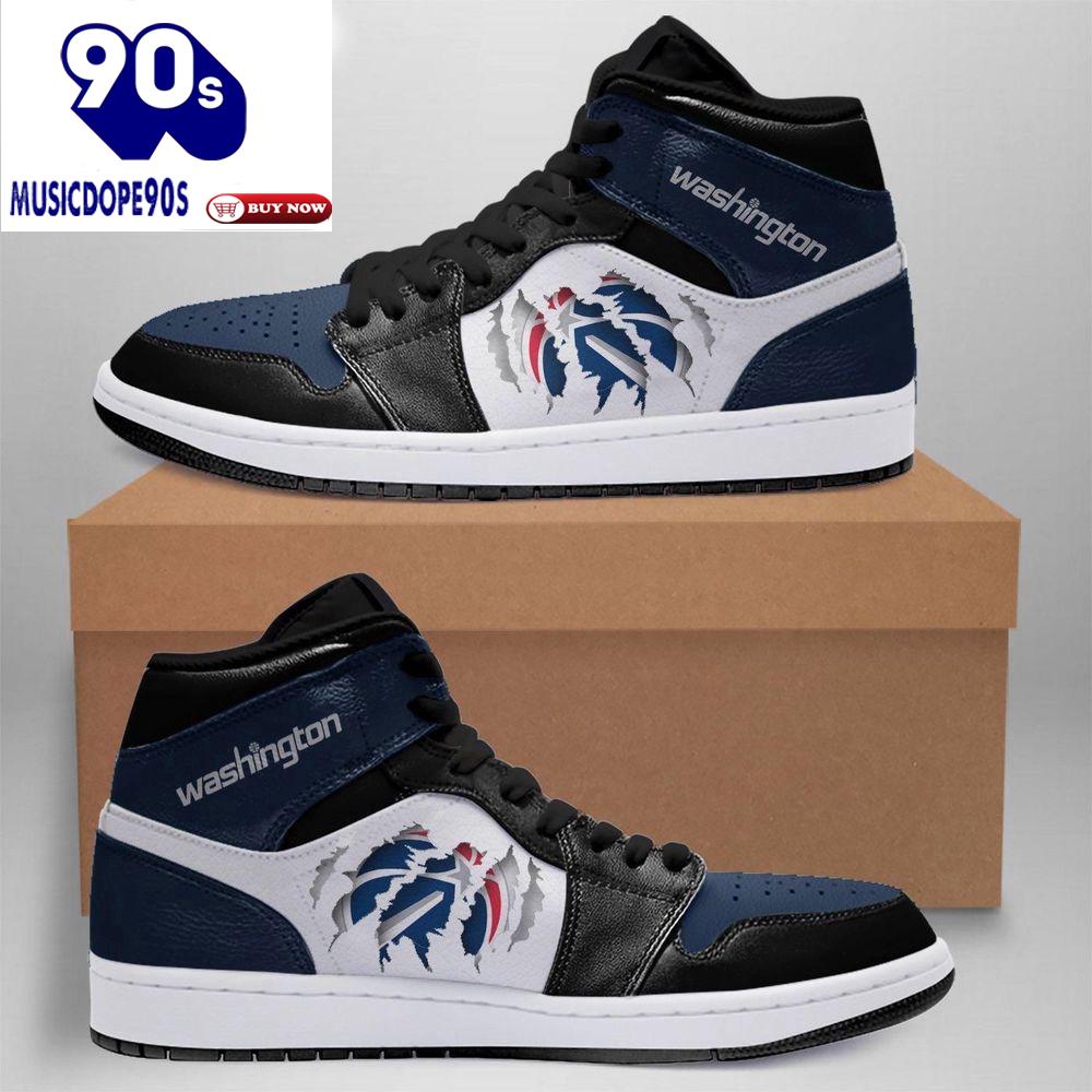 Washington Wizards Air Jordan Shoes Sport Sneakers, Best Gift For Men And Women Washington Wizards Air Jordan Shoes Sport Sneakers, Best Gift For Men And Women