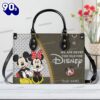 We Are Never Too Old For Disney Leather Handbag