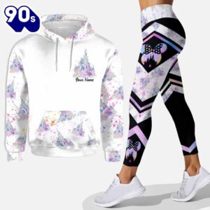 We Are Never Too Old For Magic Castle - Personalized Mickey Mouse Hoodie And Leggings