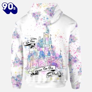 We Are Never Too Old For Magic Castle - Personalized Mickey Mouse Hoodie And Leggings