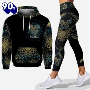 We Are Never Too Old For Magic Mandala Mickey Mouse Ears - Personalized Hoodie and Leggings