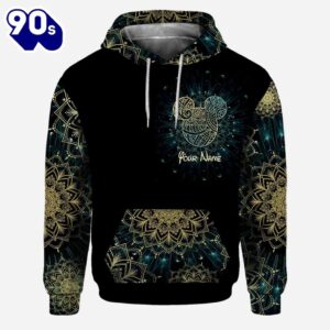 We Are Never Too Old For Magic Mandala Mickey Mouse Ears - Personalized Hoodie and Leggings