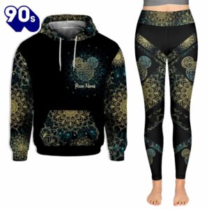 We Are Never Too Old For Magic Mandala Mickey Mouse Ears - Personalized Hoodie and Leggings