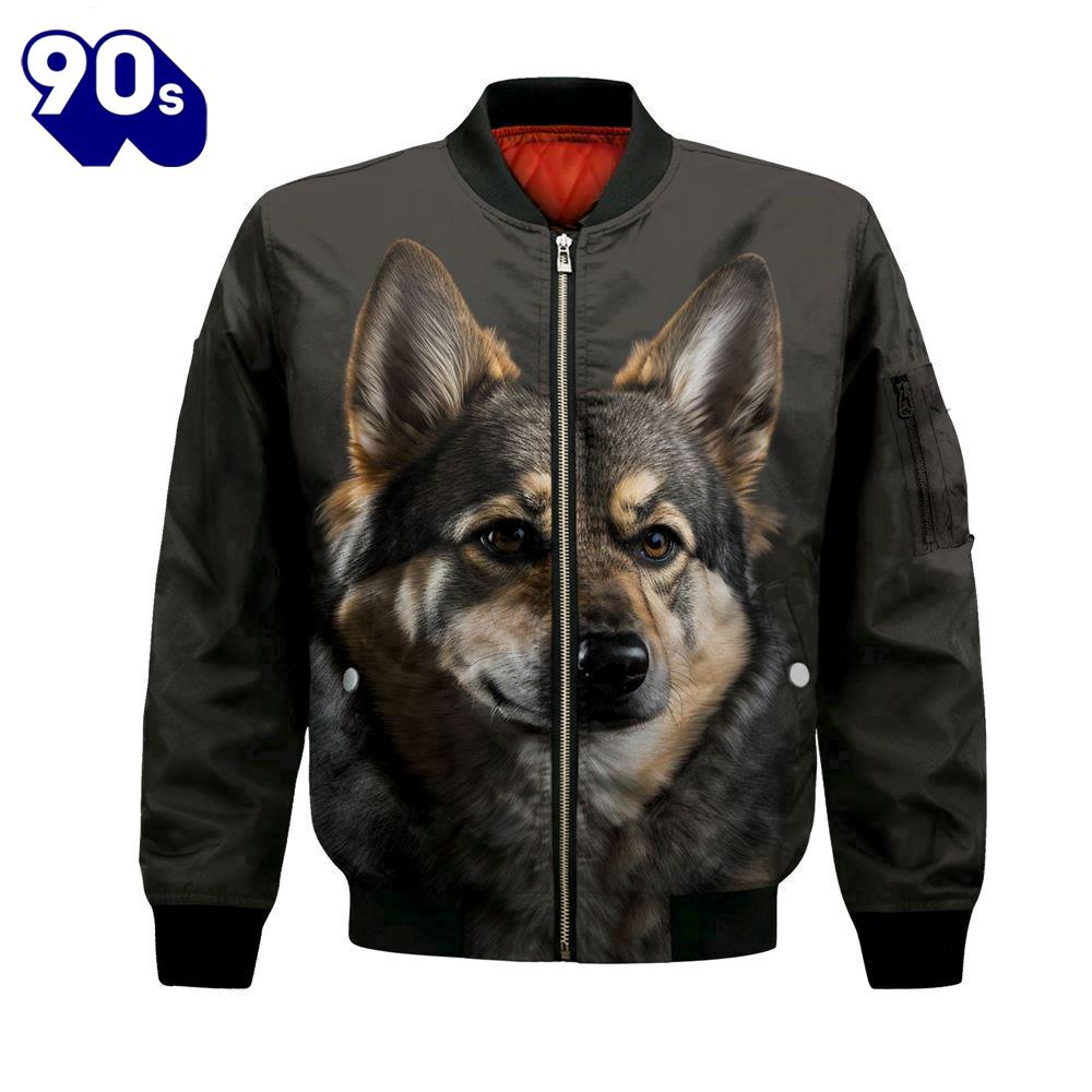 Weimaraner AI - Unisex 3D Graphic Bomber Jacket Weimaraner AI - Unisex 3D Graphic Bomber Jacket