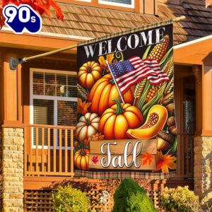 Halloween Welcome Fall Pumpkins Harvest…