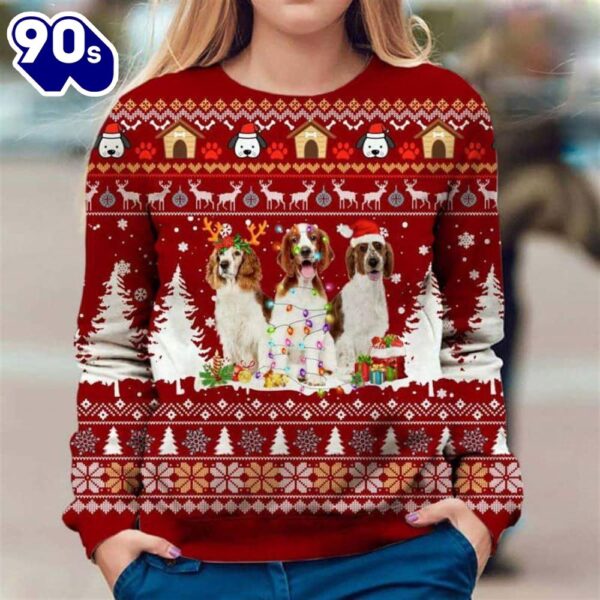 Welsh Springer Spaniel Ugly Premium Sweater