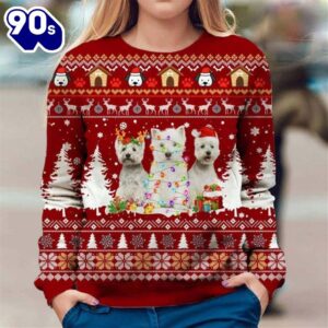 West Highland White Terrier Ugly Premium Sweater