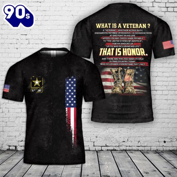 What is Veteran T-Shirt 3D – Veteran 3D Shirt