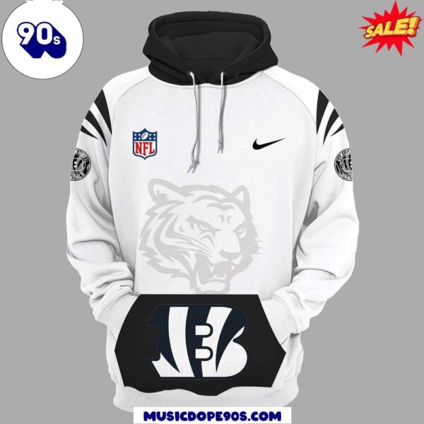 White Cincinnati Bengals 2024 Pullover Hoodie