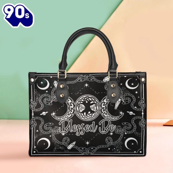 Wicca Blessed Be Leather Bag Christ Gifts Leather Bags  Gift For  Women Christmas