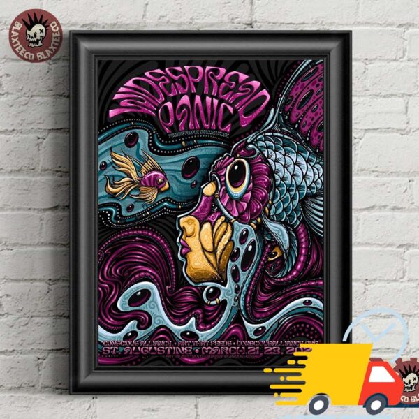 Widespread Panic Feeding People Through Music Poster In St Augustine On March 21Canvas